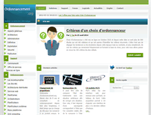 Tablet Screenshot of ordonnancement.org